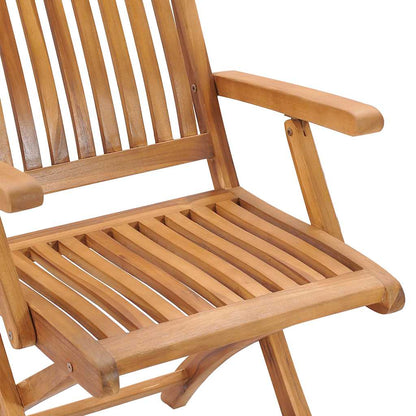 Garden Chairs 2 Pcs With Cushions Solid Teak Wood