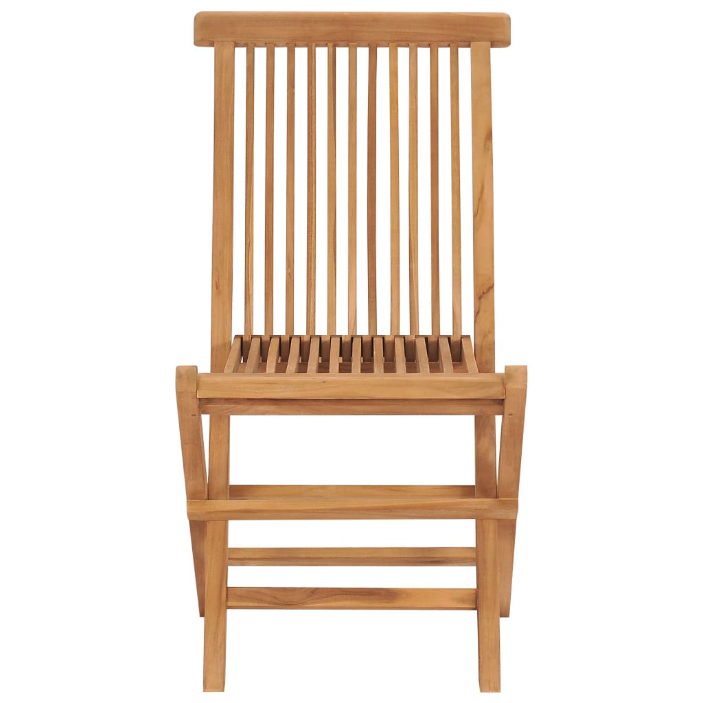 Garden Chairs With Cushions 2 Pcs Solid Teak Wood