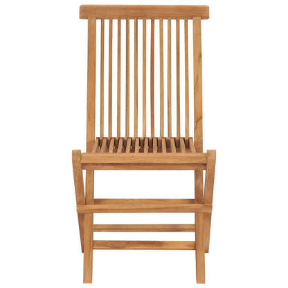 Garden Chairs With Cushions 2 Pcs Solid Teak Wood