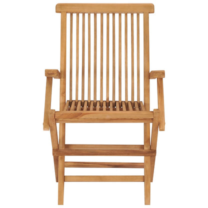 Garden Chairs With Cushions 2 Pcs Solid Teak Wood