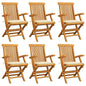 Garden Chairs With Cushions 3 Pcs Solid Teak Wood
