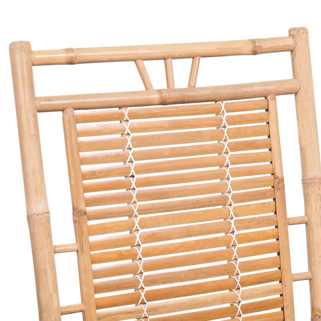 Rocking Chair With Cushion Bamboo