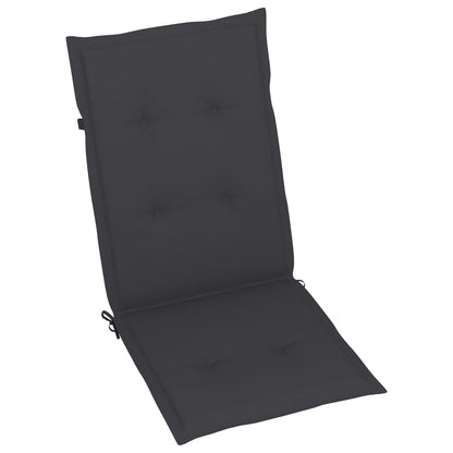 Garden Reclining Chairs 2 Pcs With Cushions Solid Acacia Wood