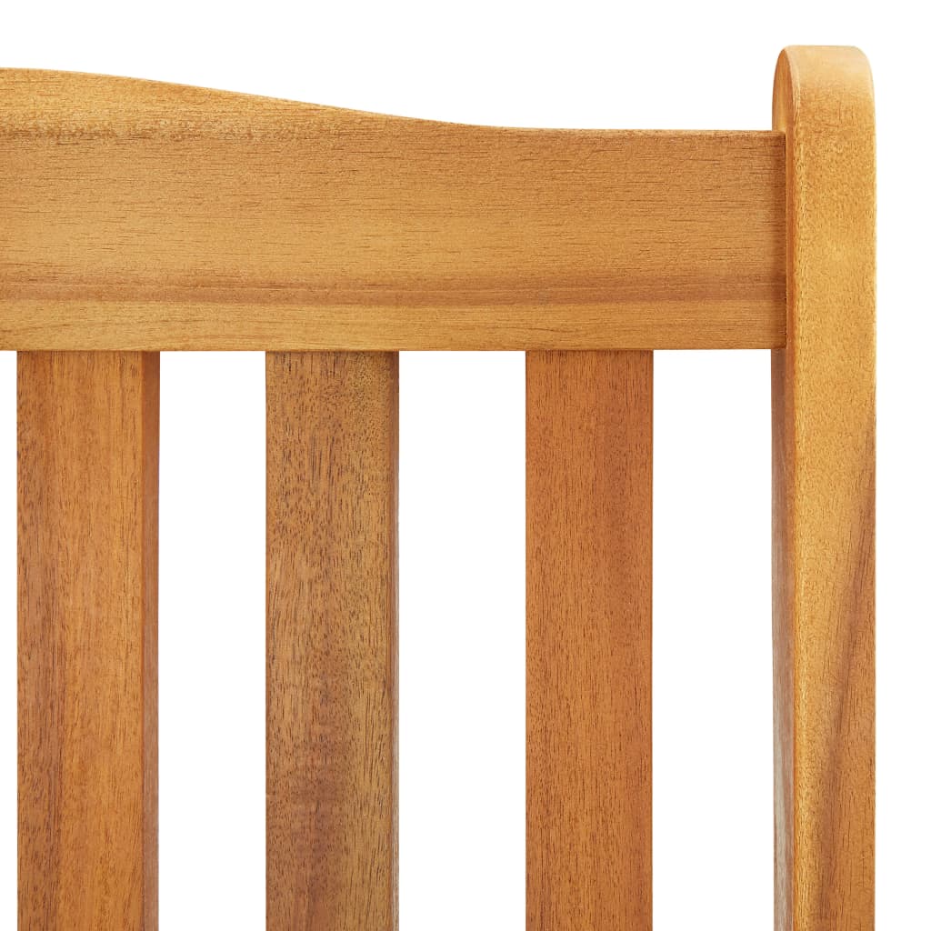 Rocking Chair With Cushions Solid Acacia Wood