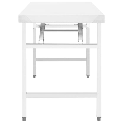 Kitchen Folding Work Table Stainless Steel