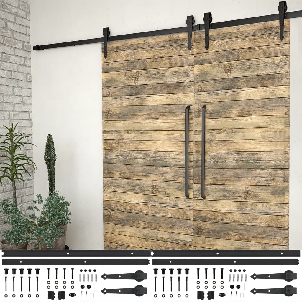 Sliding Door Hardware Kit Steel