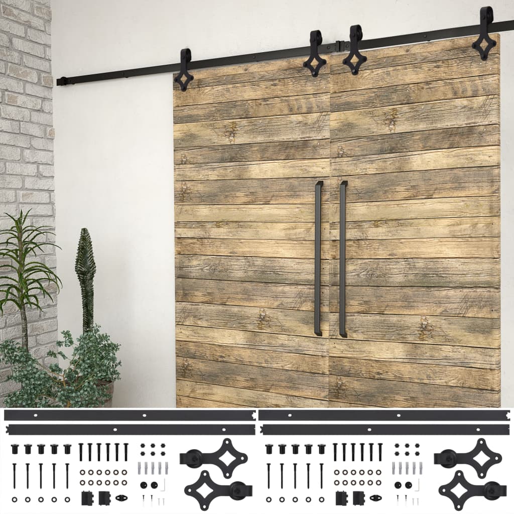 Sliding Door Skien Hardware Kit Steel
