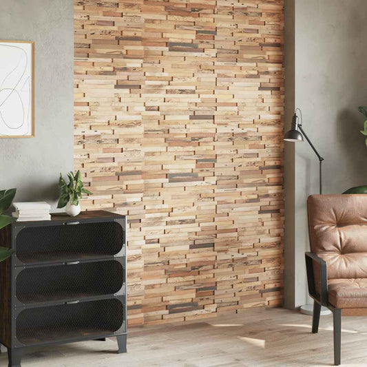 Wall Cladding Panels 10 Pcs 1.03 M² Recycled Teak Wood