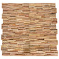 3D Wall Cladding Panels 10 Pcs 1.01 M² Solid Teak Wood