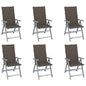 Garden Reclining Chairs 2 Pcs With Cushions Solid Wood Acacia