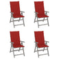 Garden Reclining Chairs 2 Pcs With Cushions Solid Wood Acacia