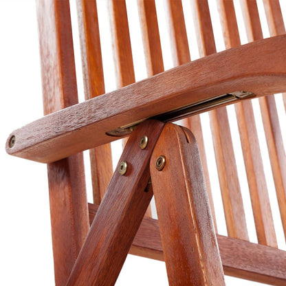 Folding Garden Chairs 4 Pcs Solid Acacia Wood