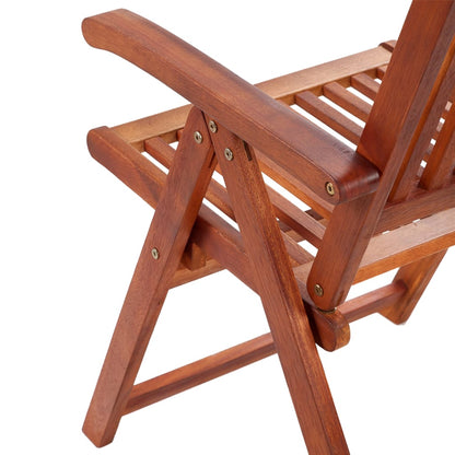 Folding Garden Chairs 4 Pcs Solid Acacia Wood