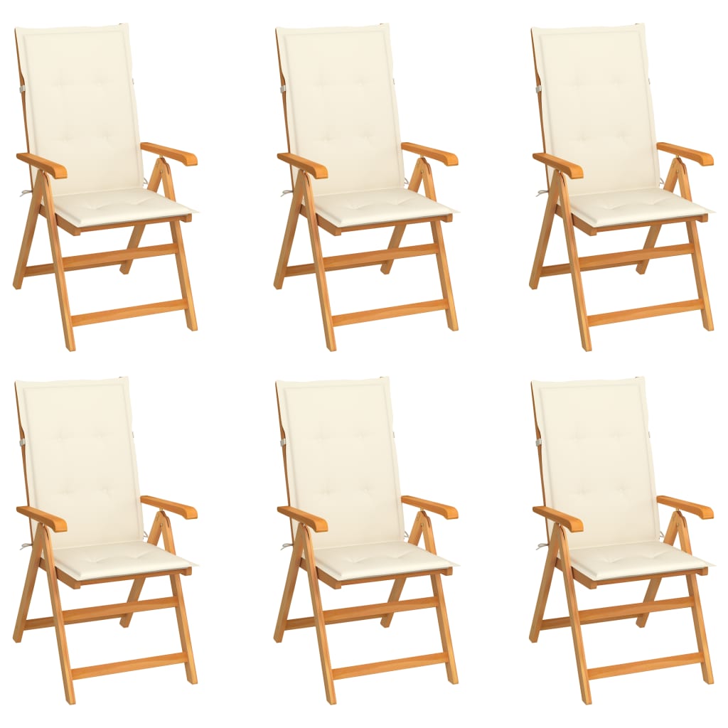 Garden Chairs 2 Pcs With Cushions Solid Teak Wood