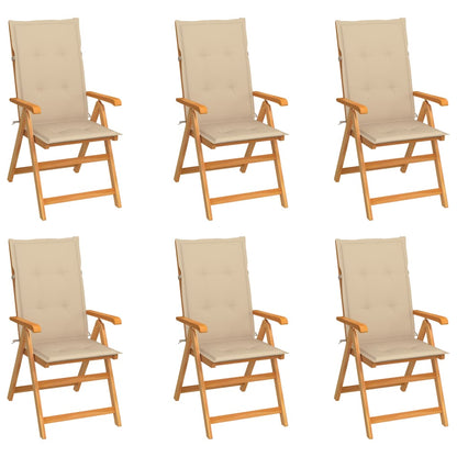 Garden Chairs 2 Pcs With Cushions Solid Teak Wood