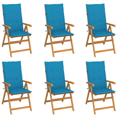 Garden Chairs 2 Pcs With Cushions Solid Teak Wood