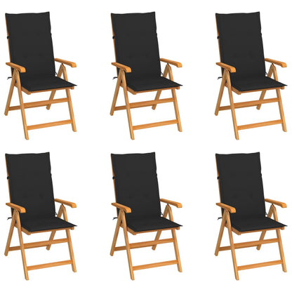 Garden Chairs 2 Pcs With Cushions Solid Teak Wood