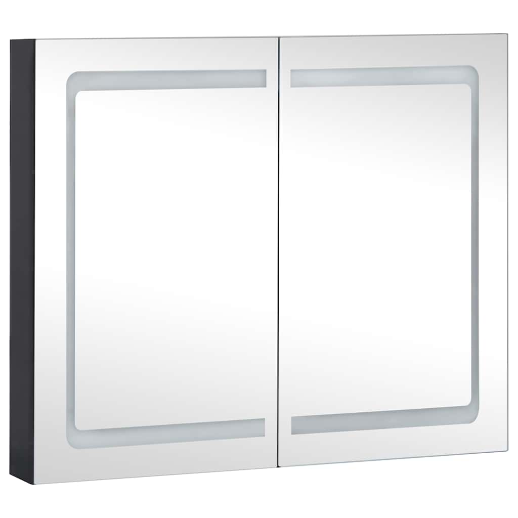 Led Bathroom Mirror Cabinet 80X12.2X68 Cm