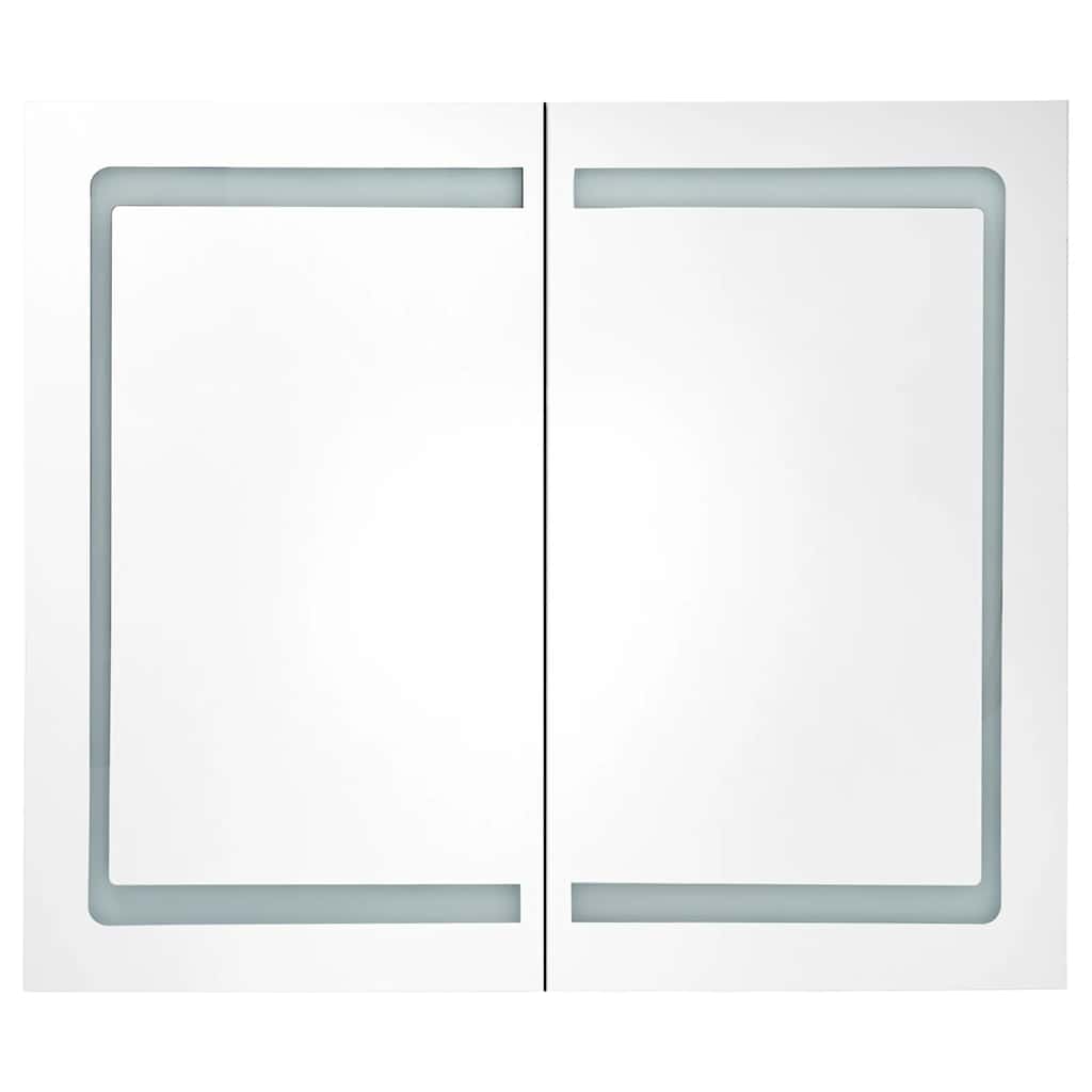 Led Bathroom Mirror Cabinet 80X12.2X68 Cm