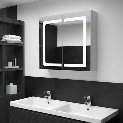 Led Bathroom Mirror Cabinet 80X12.2X68 Cm