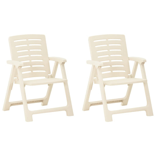 Garden Chairs 2 Pcs Plastic