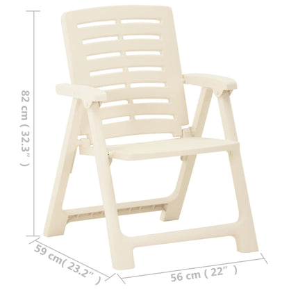 Garden Chairs 2 Pcs Plastic
