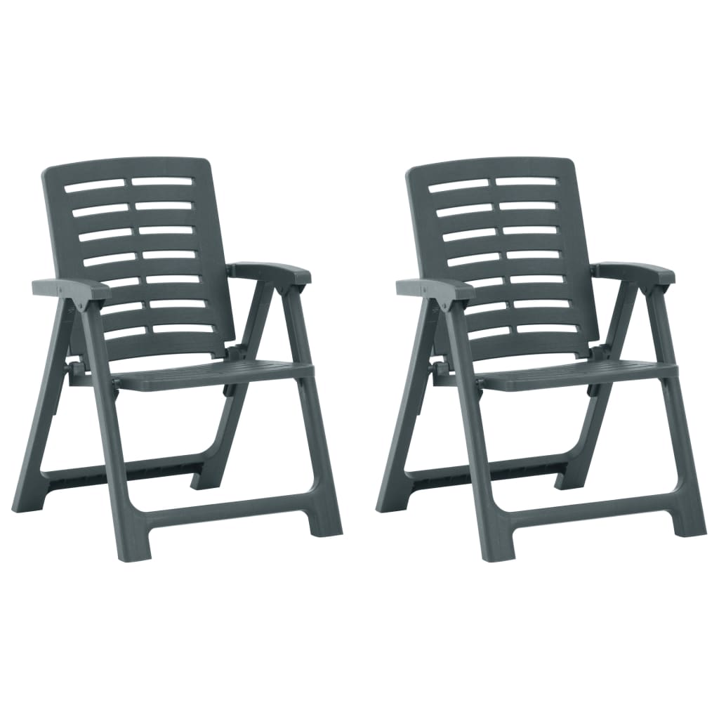 Garden Chairs 2 Pcs Plastic