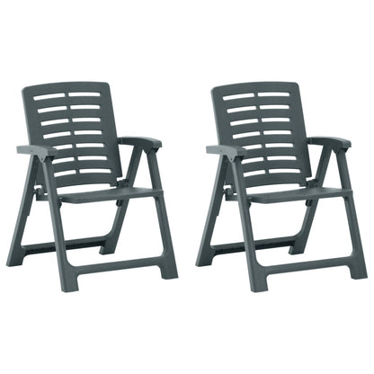 Garden Chairs 2 Pcs Plastic