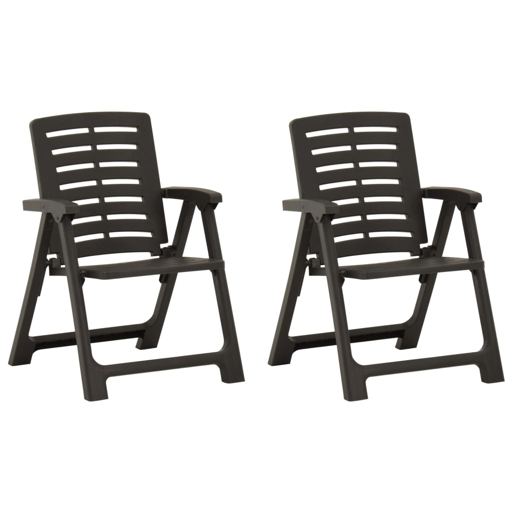 Garden Chairs 2 Pcs Plastic