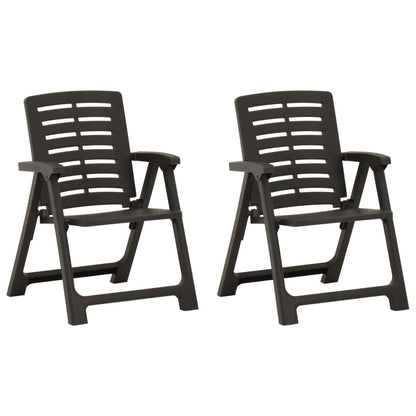 Garden Chairs 2 Pcs Plastic