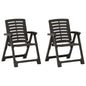 Garden Chairs 2 Pcs Plastic