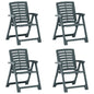 Garden Chairs 2 Pcs Plastic