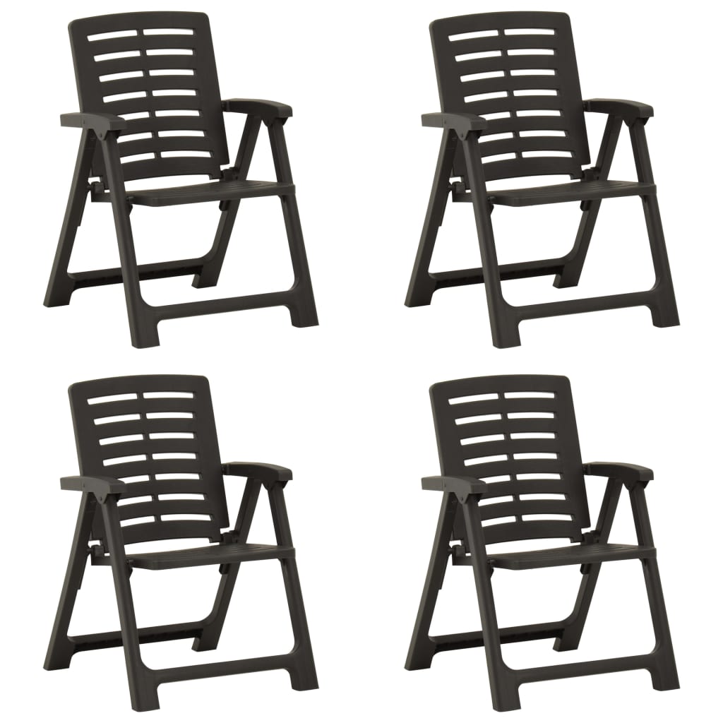 Garden Chairs 2 Pcs Plastic