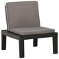 Garden Lounge Chair With Cushion Plastic