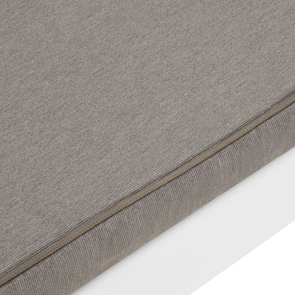 Garden Lounge Bench With Cushion Plastic