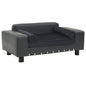 Dog Sofa 81X43X31 Cm Plush And Faux Leather