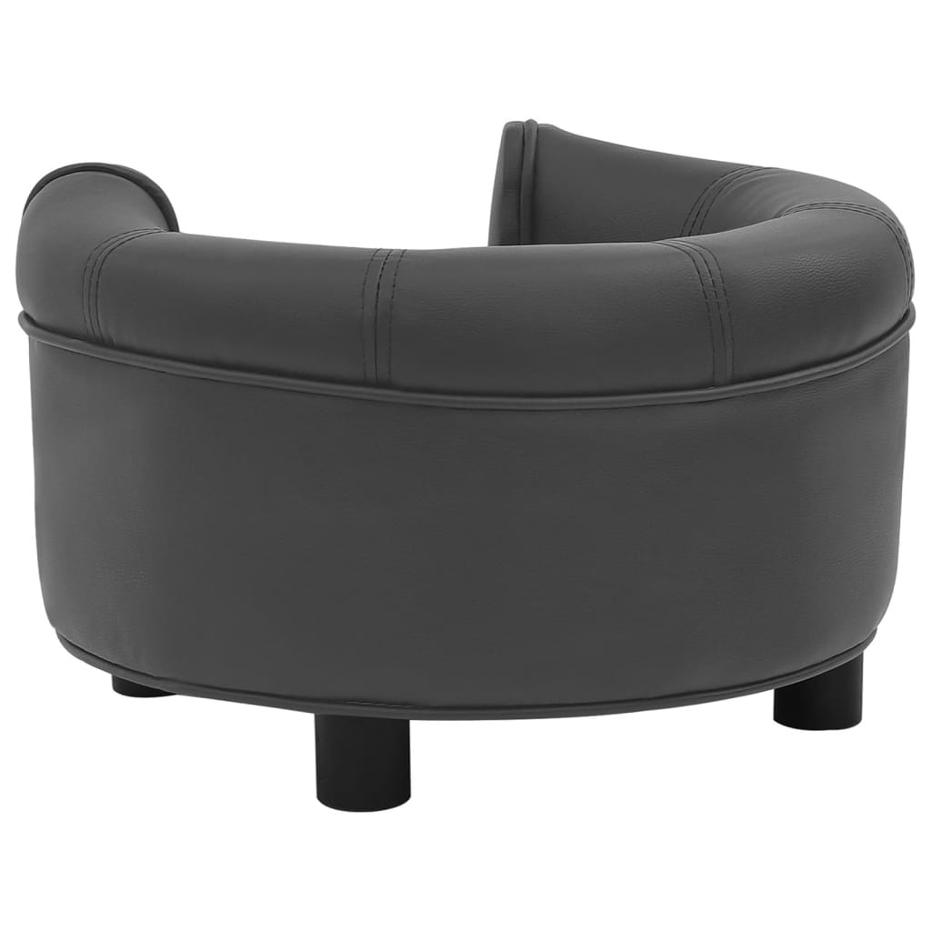 Dog Sofa 48X48X32 Cm Plush And Faux Leather