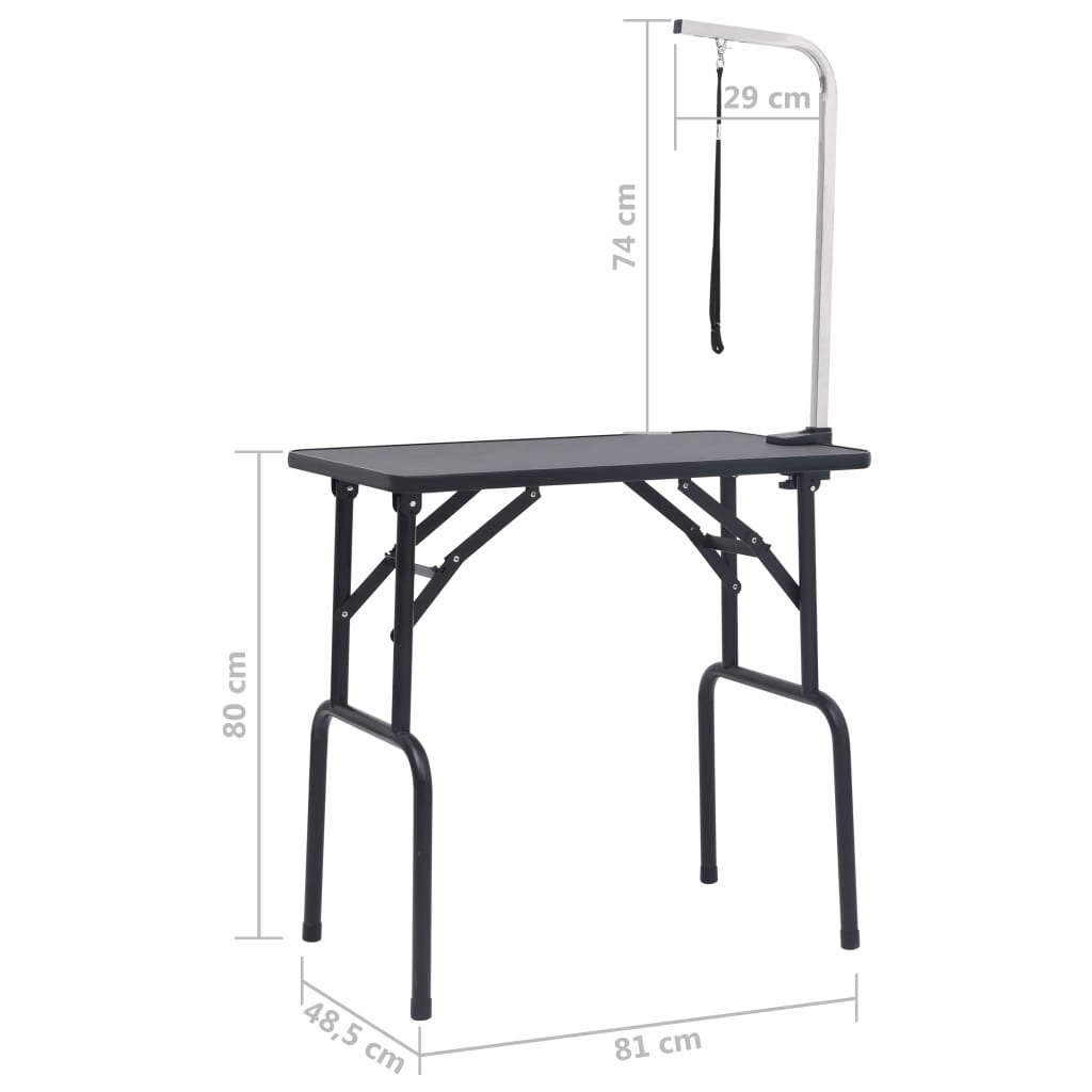 Adjustable Dog Grooming Table With 1 Loop