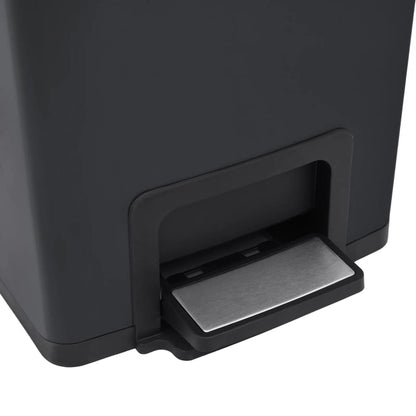 Dustbin With Pedal Anti-Fingerprint 30L Stainless Steel