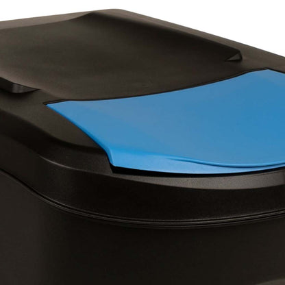 Stackable Garbage Bin Boxes 4 Pcs 100 L Polypropylene