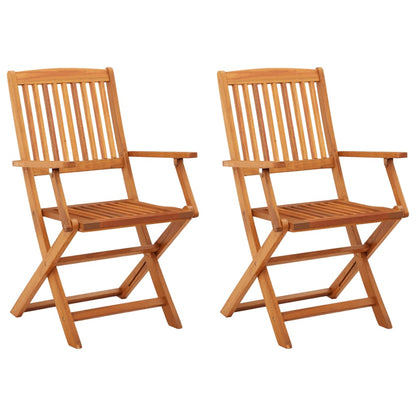Folding Garden Chairs 6 Pcs Solid Eucalyptus Wood