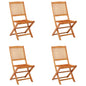 Folding Garden Chairs 6 Pcs Solid Eucalyptus Wood
