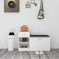 Shoe Bench 94.5X31X57 Cm Engineered Wood