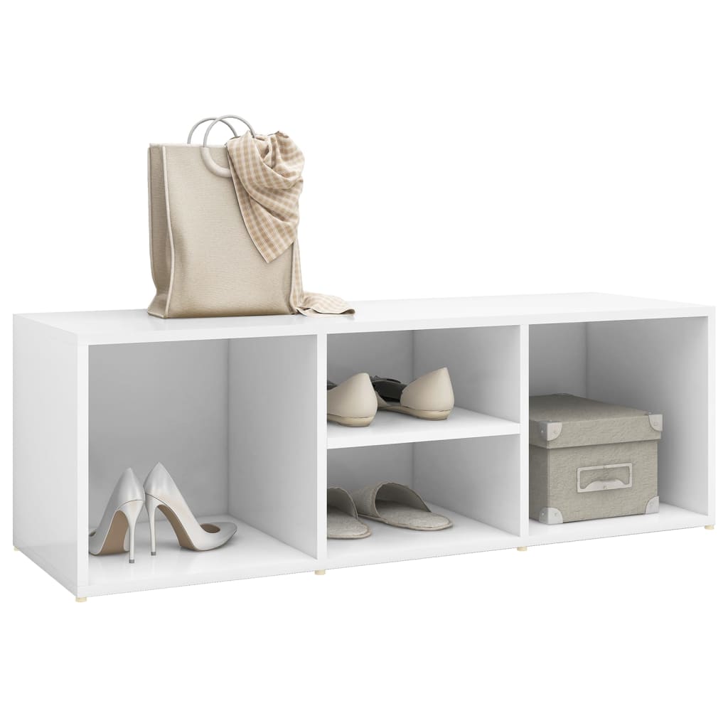 Shoe Storage Bench 105X35X35 Cm Engineered Wood