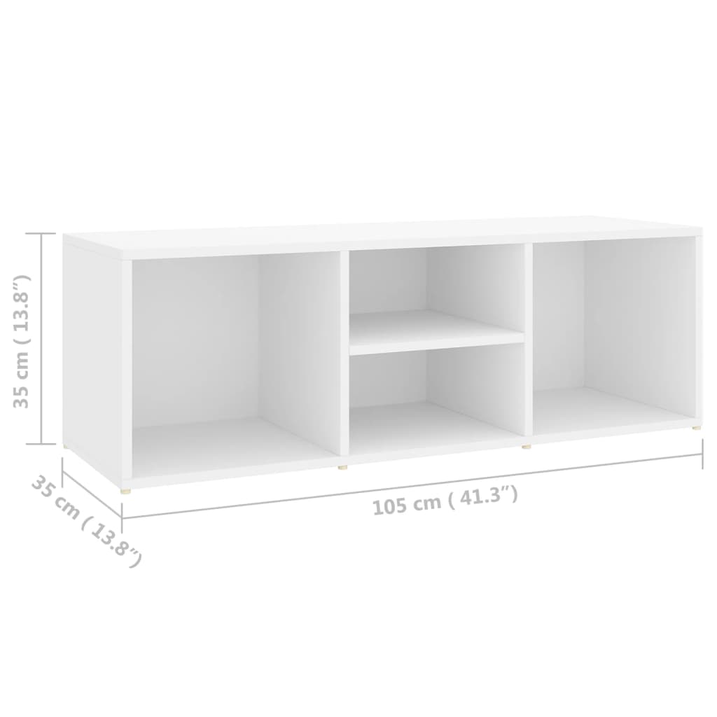 Shoe Storage Bench 105X35X35 Cm Engineered Wood