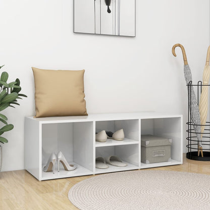 Shoe Storage Bench 105X35X35 Cm Engineered Wood