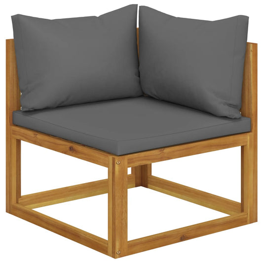 2-Seater Garden Bench With Cushions