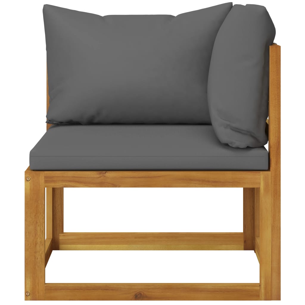 2-Seater Garden Bench With Cushions