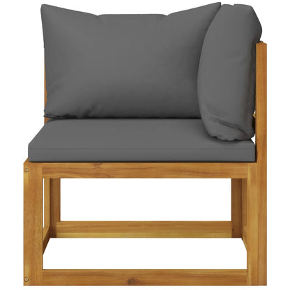2-Seater Garden Bench With Cushions