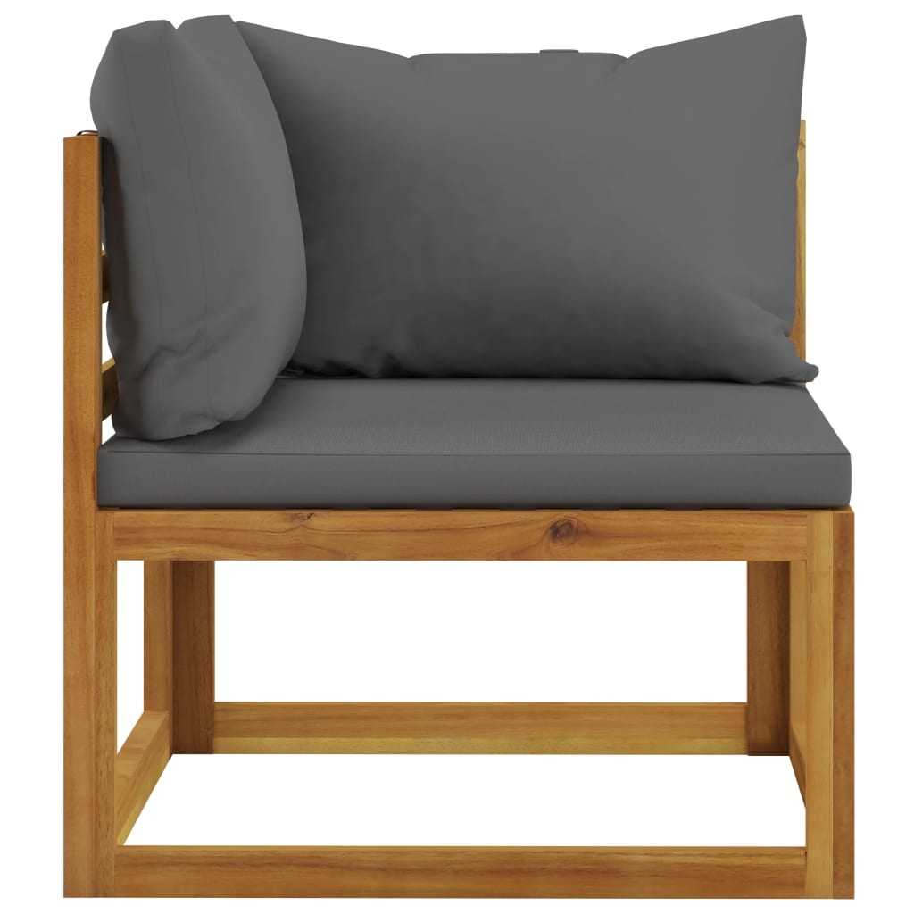 2-Seater Garden Bench With Cushions